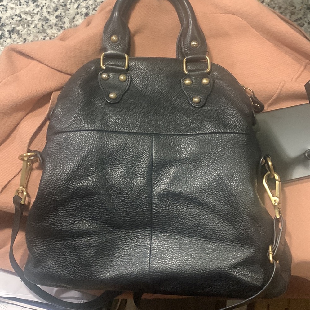 Emma fox beautiful black leather